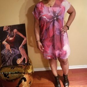 X-Two size 12 short floral dress NWOT